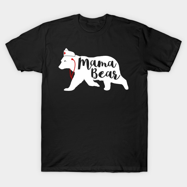 Nurse Mama Bear T-Shirt by tshirttrending